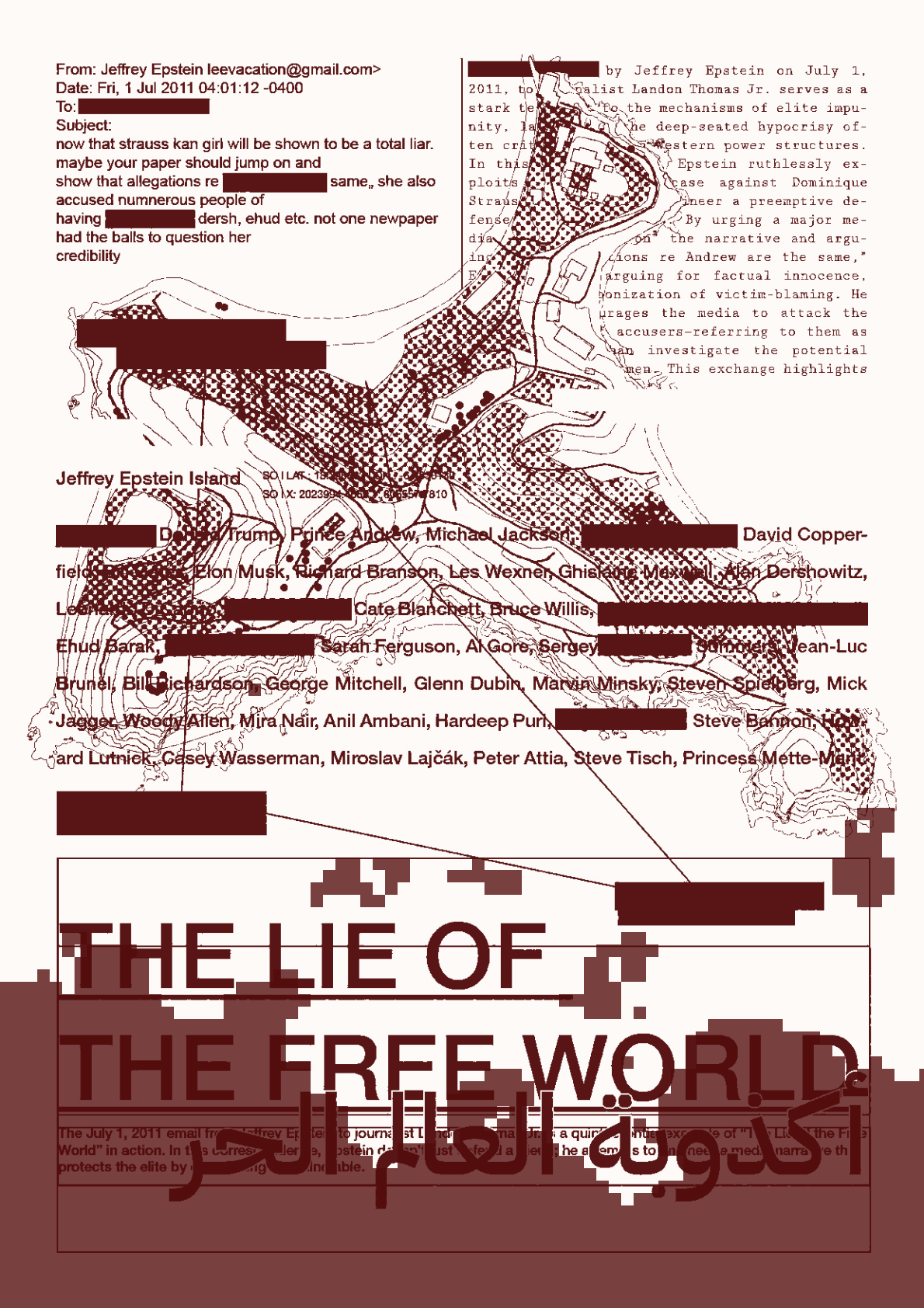 THE LIE OF FREE WORLD